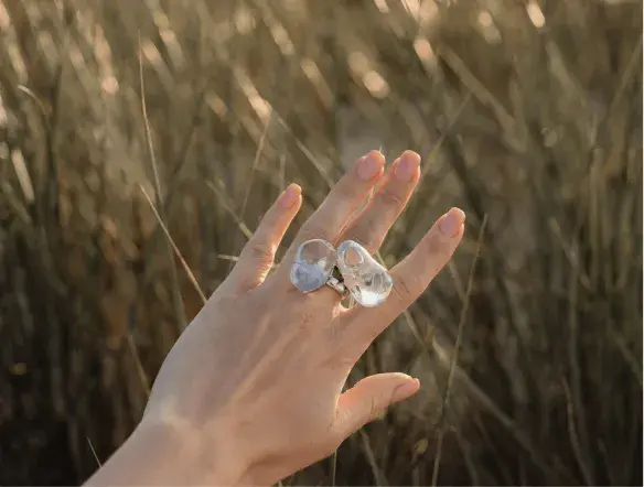 Hand mit ring